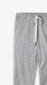 Men Grey Soft Cotton Jersey Trouser